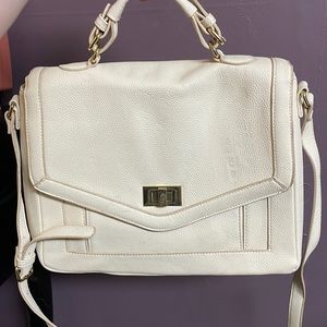 BEIGE CROSSBODY HANDBAG